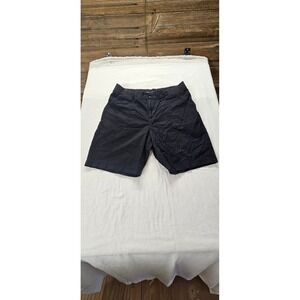Lee Relaxed Fit Womens Black Casual Shorts Elastic Back Waistband Size 18W